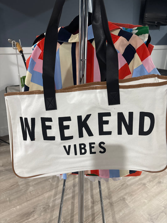 Weekend vibes tote bag