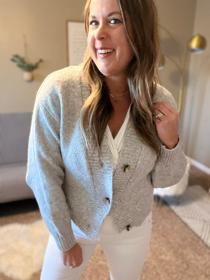 Button front cardigan