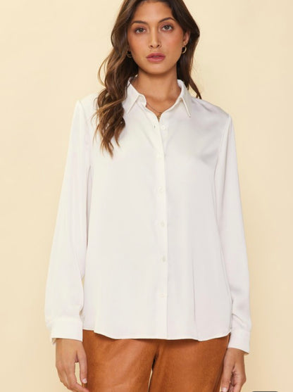 Classic silk blouse