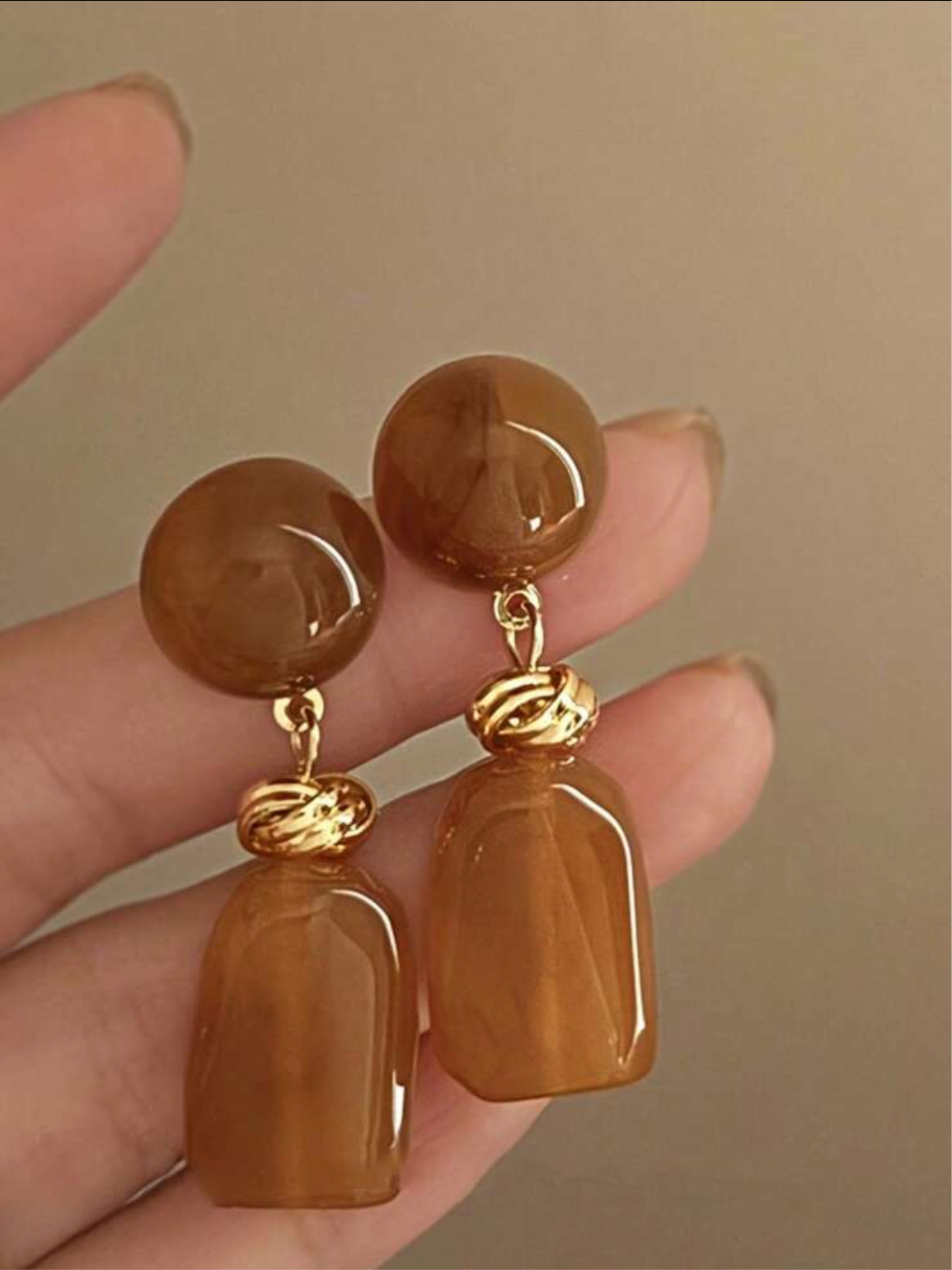 Dangly Stone Earrings