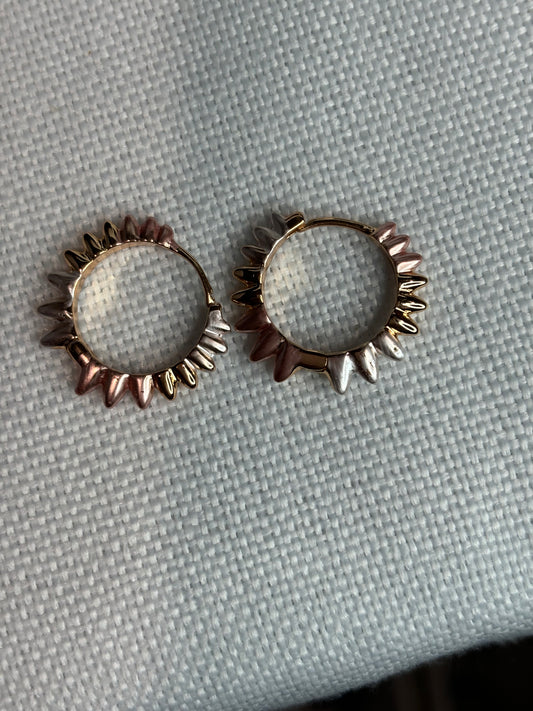 Trione small hoop earrings