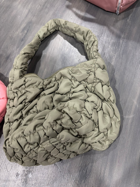 Puffer quilted mini bag