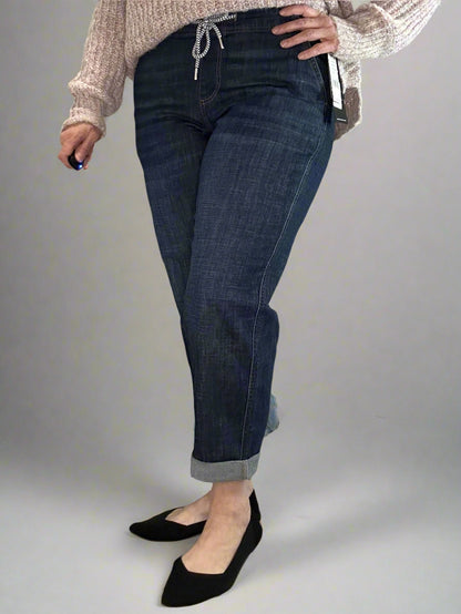 Liverpool the rascal cinch waist cuffed jeans