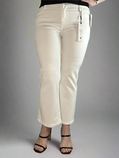 Liverpool Hannah crop flare white
