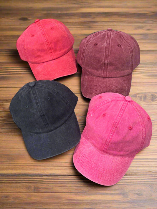 vintage washed baseball cap