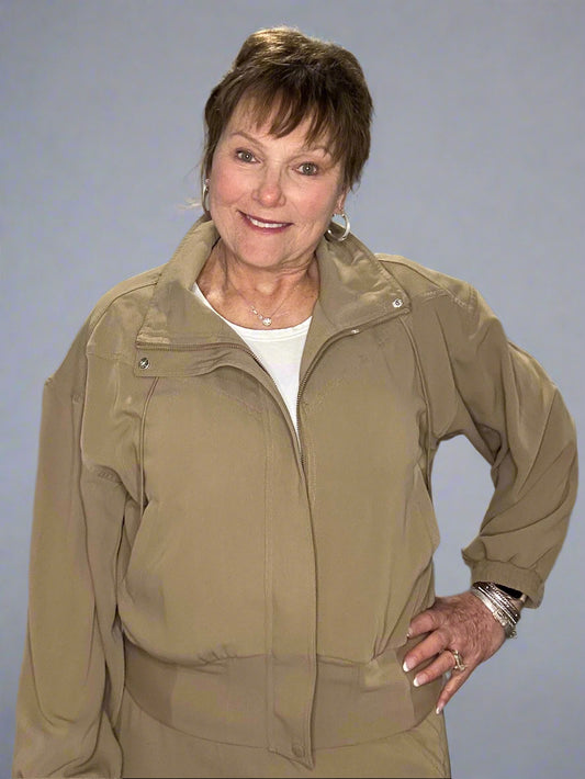 Liverpool zip up dolman jacket